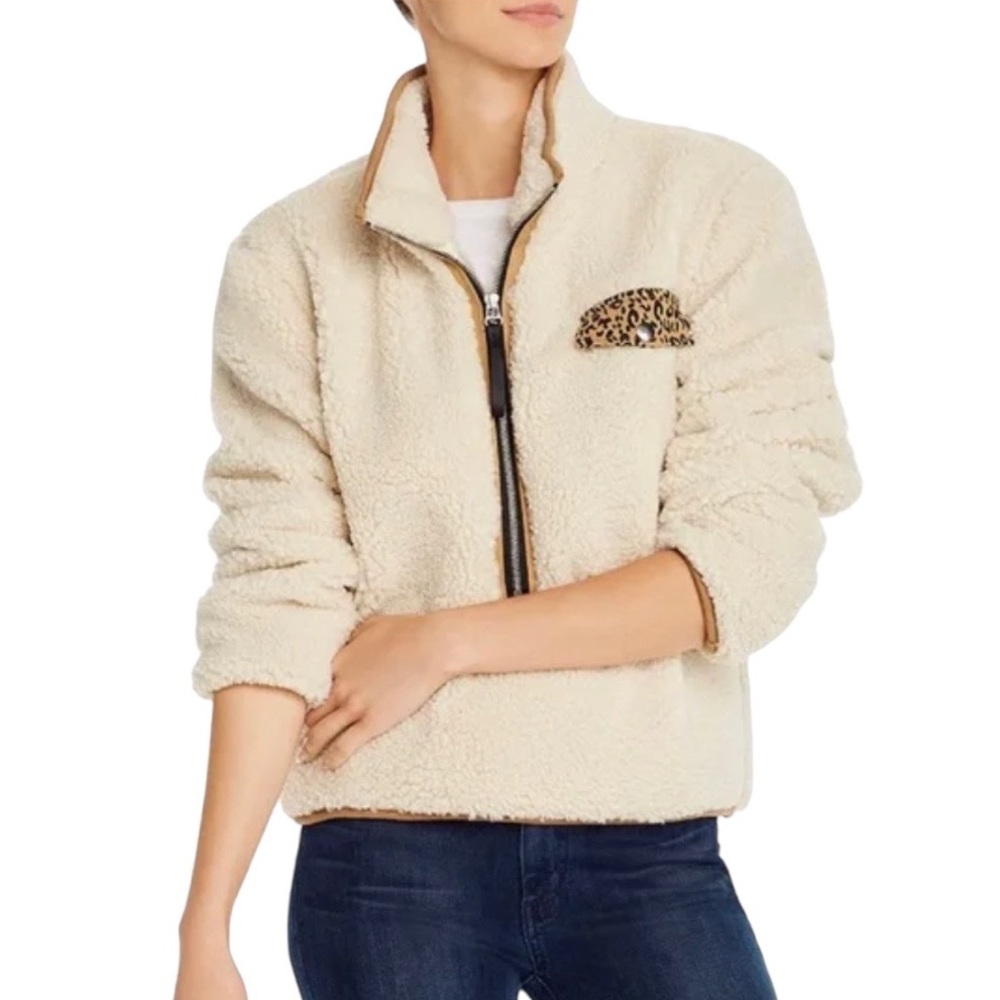 Pistola Sherpa Faux Fur 1/2 Zip Pullover